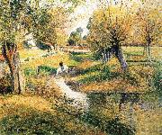 Camille Pissarro Creek oil painting picture wholesale